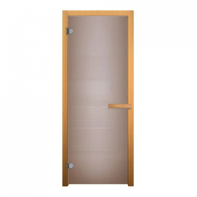 Дверь стекло Сатин Матовая 190х70 (6мм, 2 петли 716 CR) (ОСИНА) 2026406