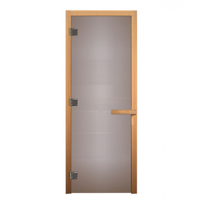 Дверь стекло Сатин Матовая 190х70 (6мм, 2 петли 716 GB) (ОСИНА) 2028678